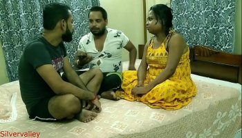 Indian hot girlfriend shared with desi friend for money